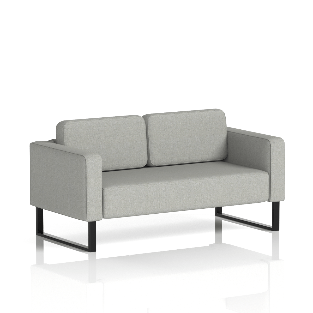 Brixworth Sofa 2 Seater Uto Band 5 - Sumi BlackThat’s My Office Furniture, 360 Degree View storage, desk, chair