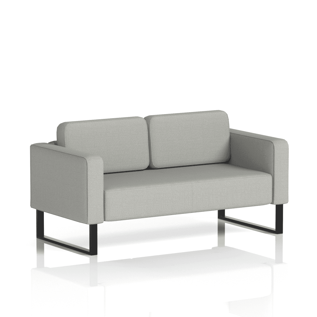 Brixworth Sofa 2 Seater Uto Band 5 - Sumi BlackThat’s My Office Furniture, 360 Degree View storage, desk, chair