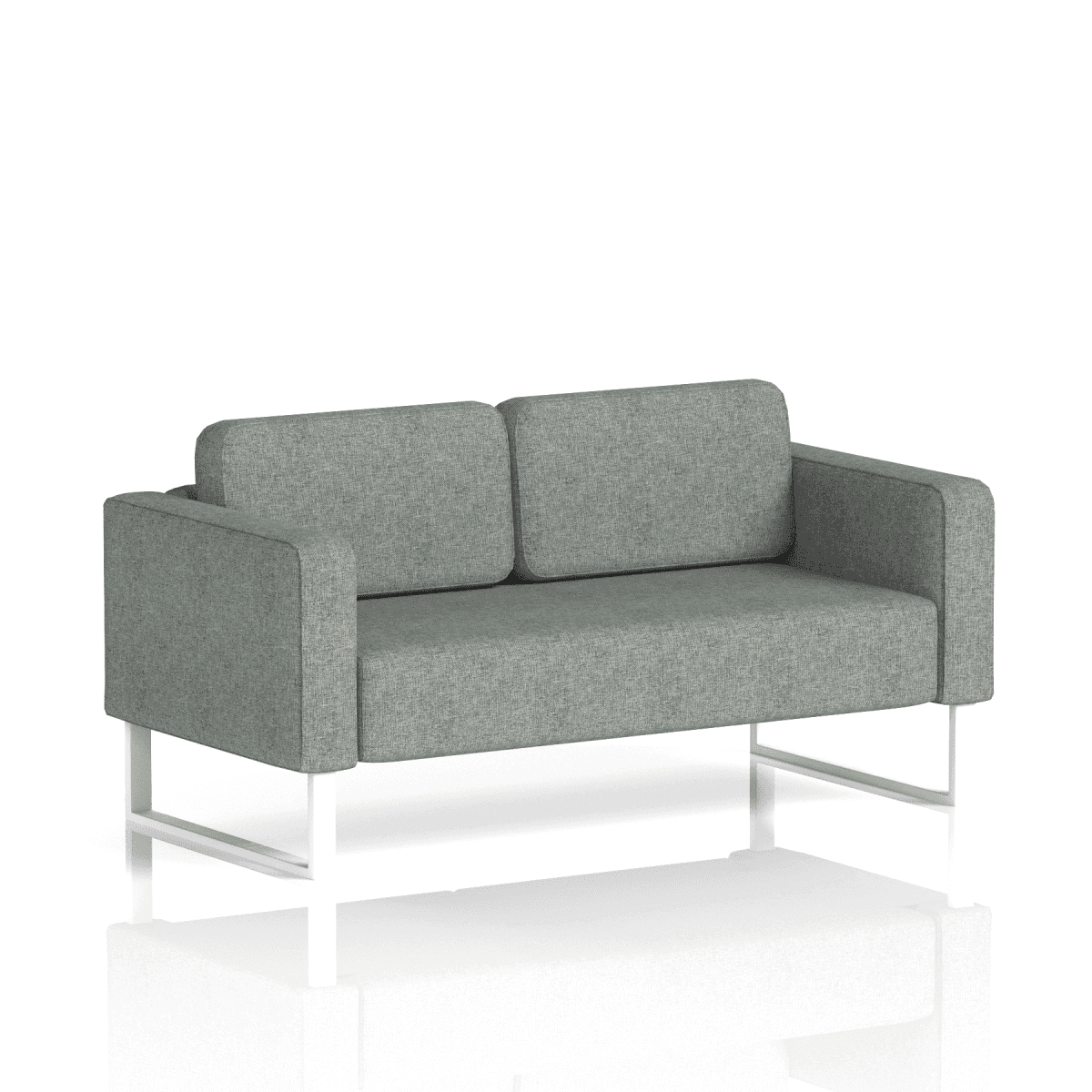 Brixworth Sofa 2 Seater Charcoal Band 1 - Rivet Black