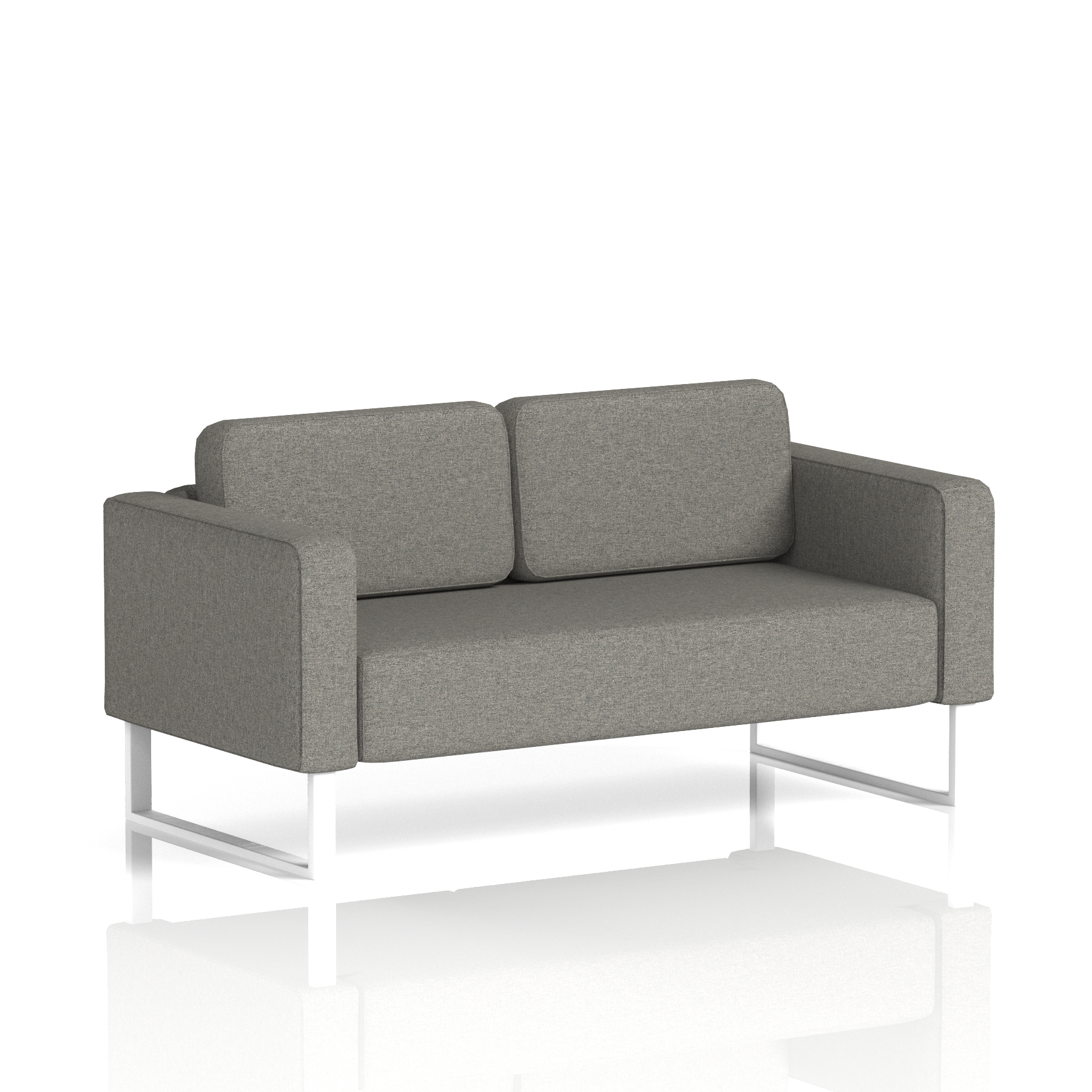 Brixworth Sofa 2 Seater Number Band 2 - X2 WhiteThat’s My Office Furniture, 360 Degree View storage, desk, chair