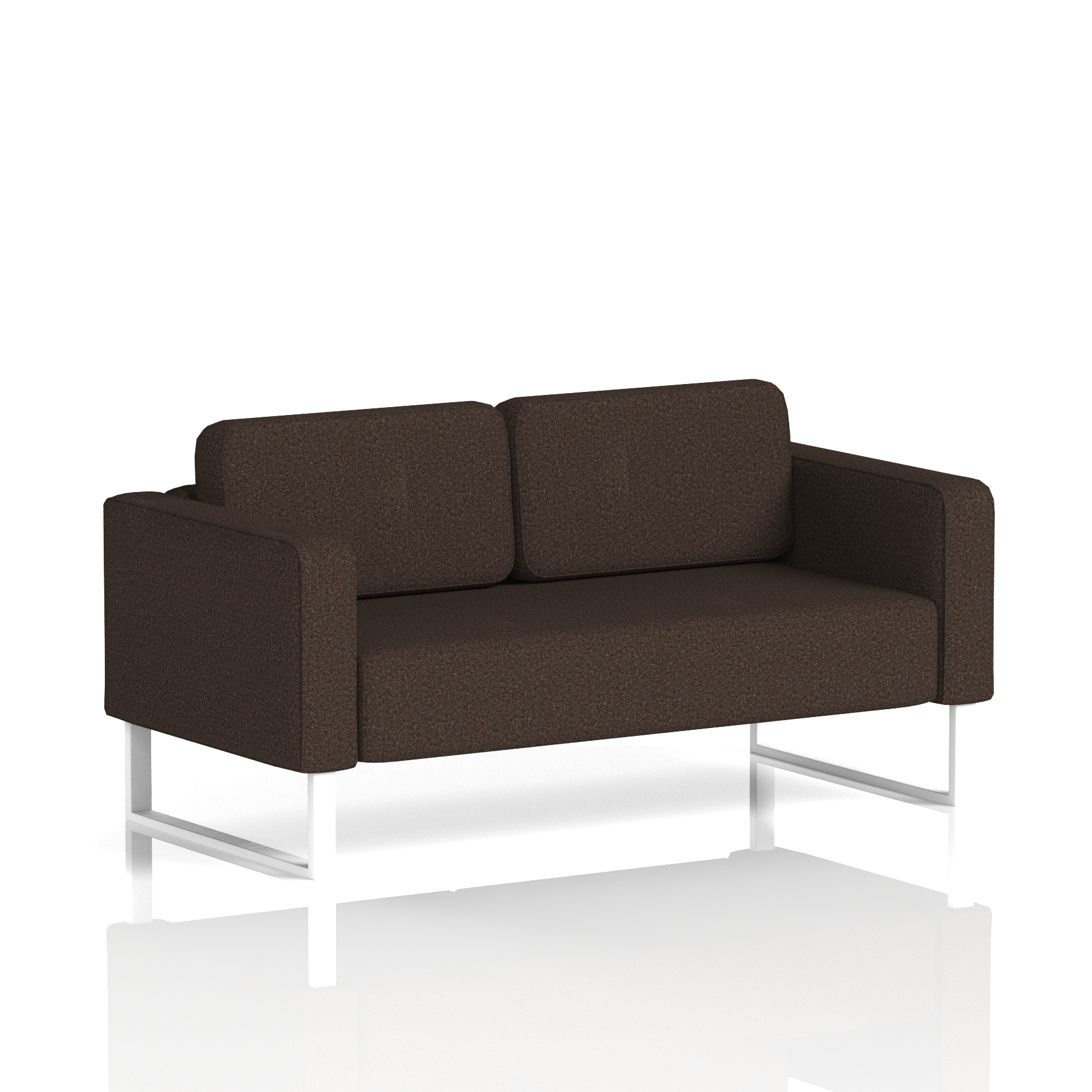 Brixworth Sofa 2 Seater Wed Band 4 - Synergy WhiteThat’s My Office Furniture, 360 Degree View storage, desk, chair