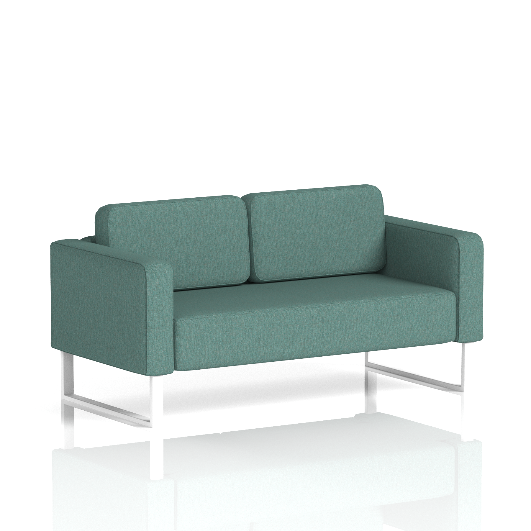 Brixworth Sofa 2 Seater Handa Band 5 - Sumi WhiteThat’s My Office Furniture, 360 Degree View storage, desk, chair