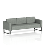 Brixworth Sofa 3 Seater Vitreous Band 1 - Rivet Black