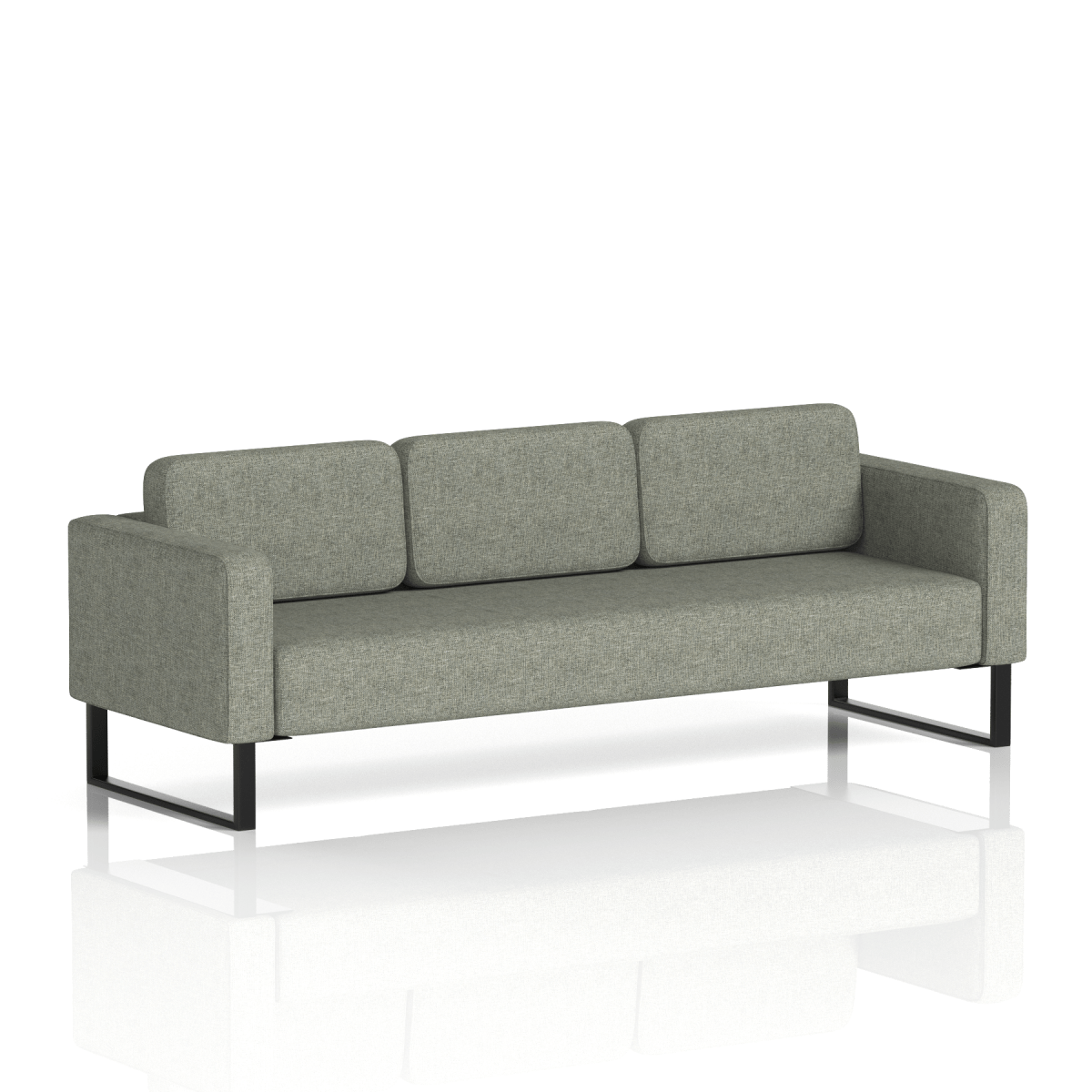 Brixworth Sofa 3 Seater Arithmetic Band 2 - X2 Black