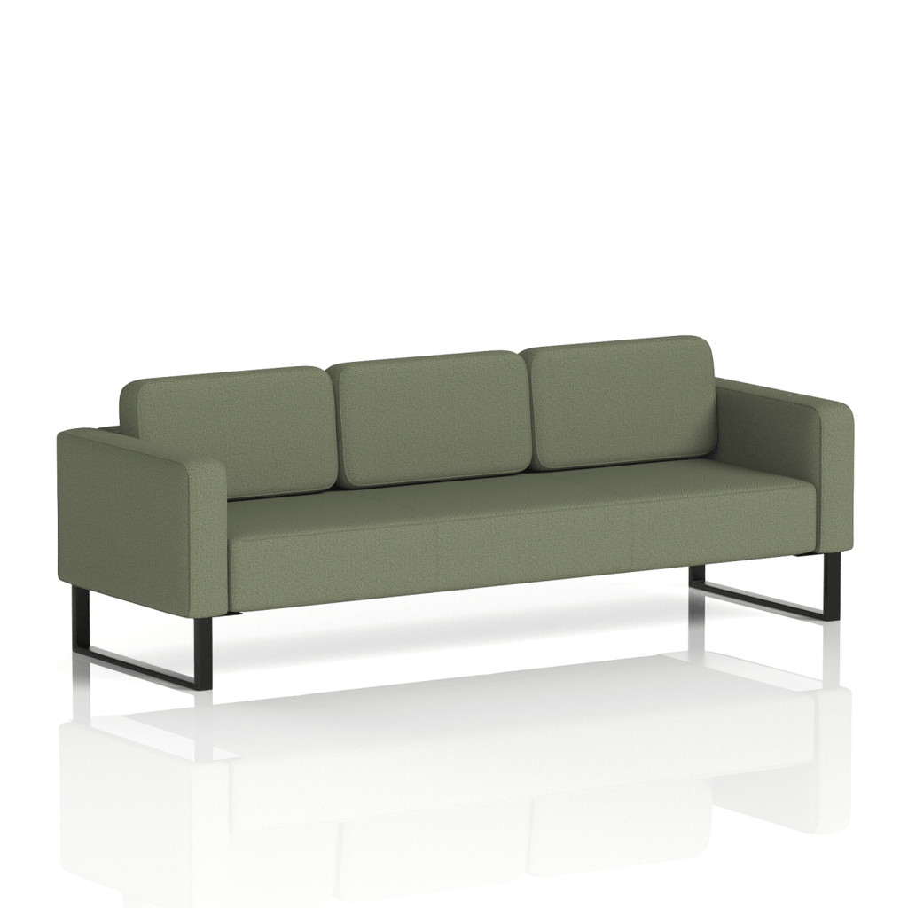Brixworth Sofa 3 Seater Newbury Band 3 - Main Line Flax Black