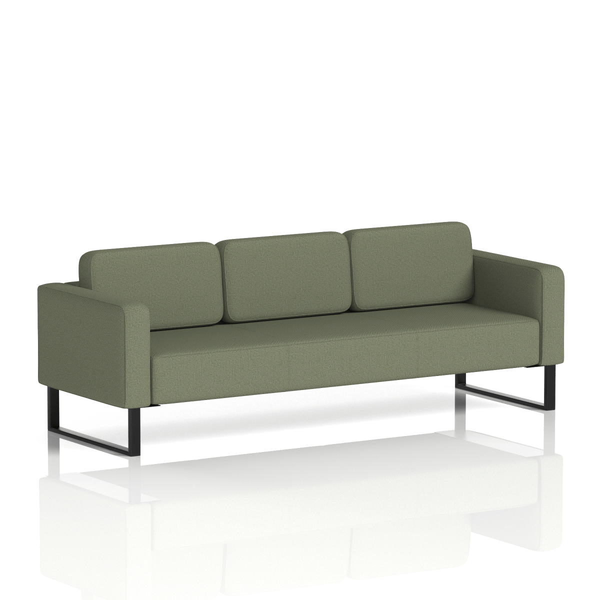 Brixworth Sofa 3 Seater Newbury Band 3 - Main Line Flax Black