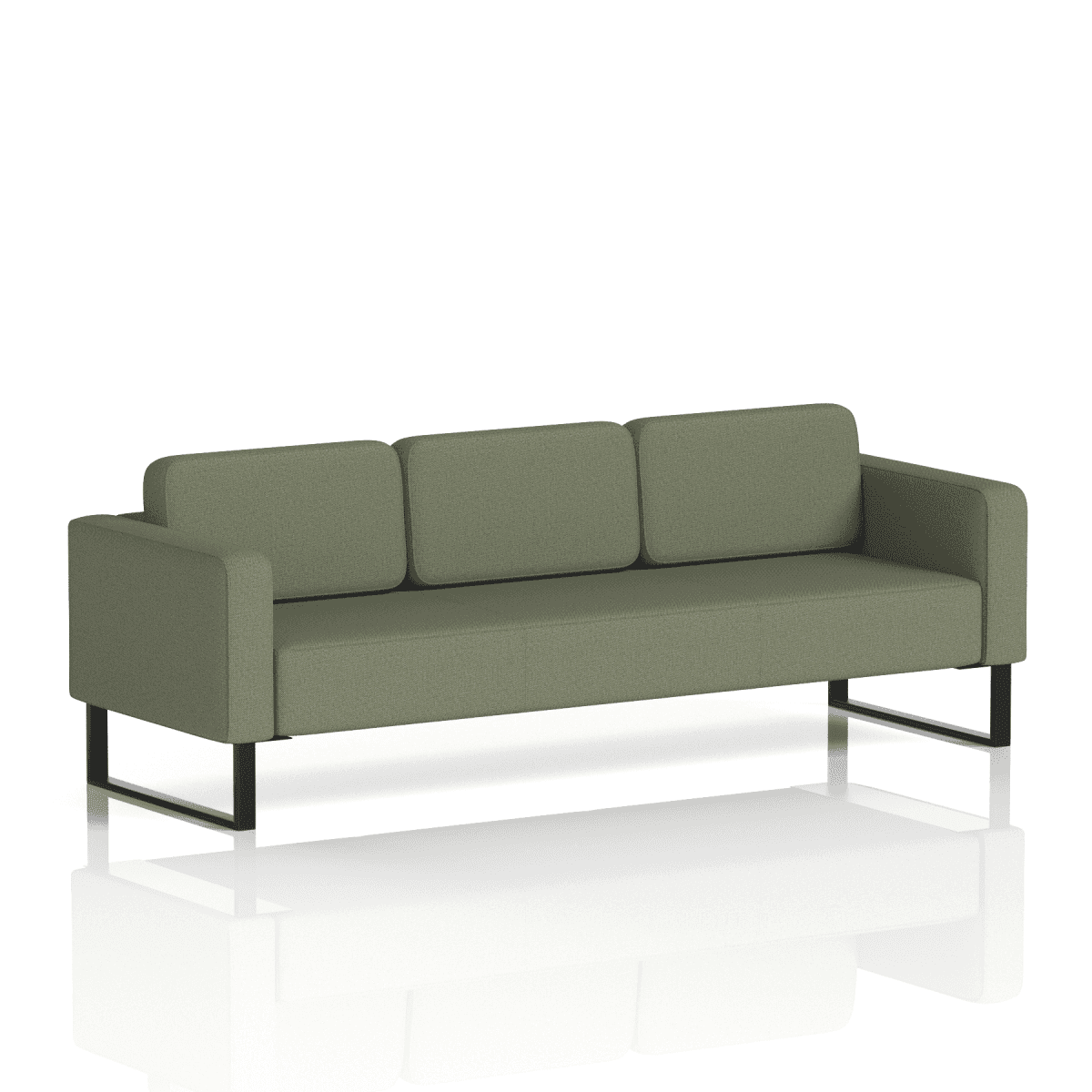 Brixworth Sofa 3 Seater Newbury Band 3 - Main Line Flax Black