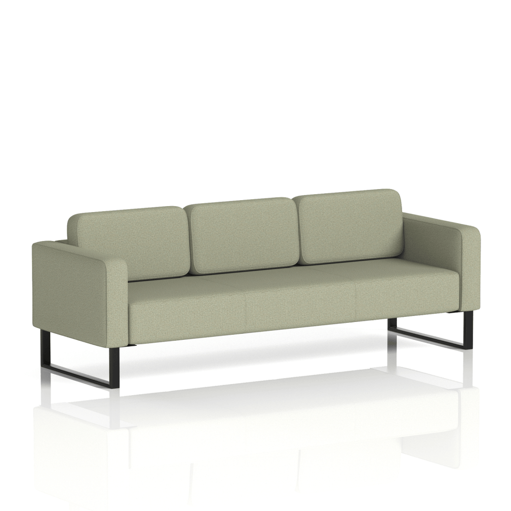 Brixworth Sofa 3 Seater Temple Band 3 - Main Line Flax Black