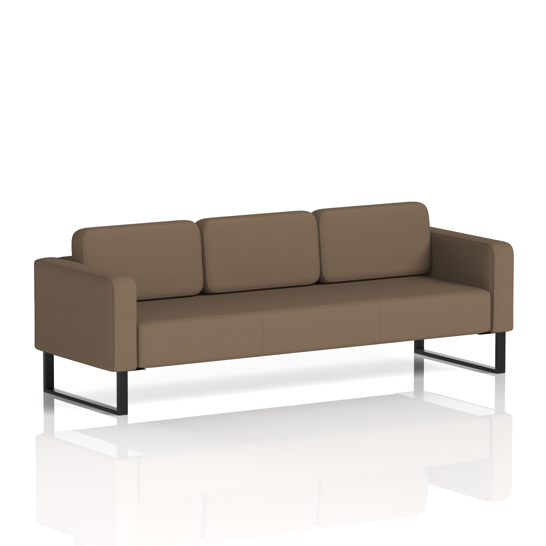 Brixworth Sofa 3 Seater Tokyo Band 5 - Sumi BlackThat’s My Office Furniture, 360 Degree View storage, desk, chair