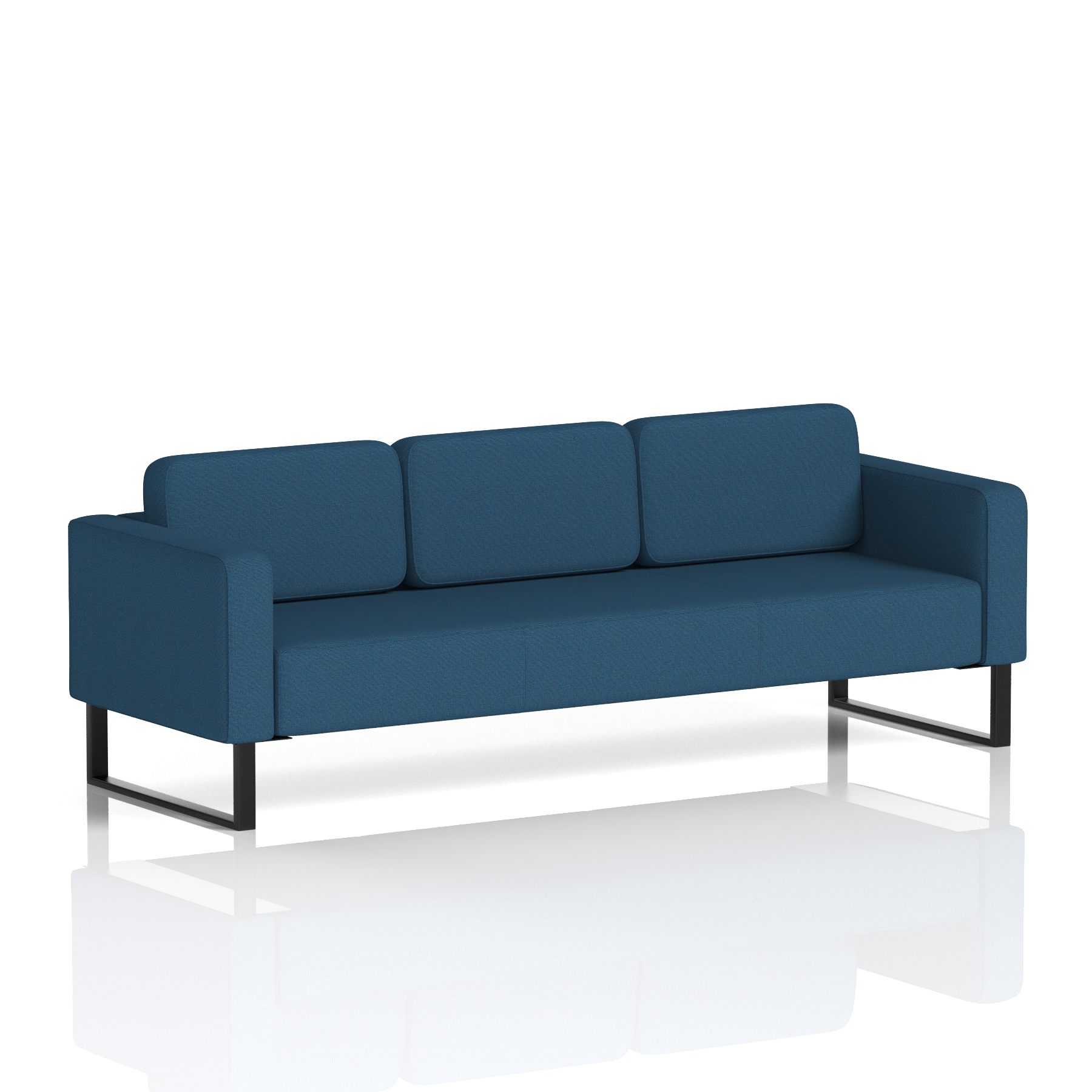 Brixworth Sofa 3 Seater Zen Band 5 - Sumi BlackThat’s My Office Furniture, 360 Degree View storage, desk, chair
