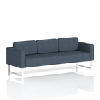 Brixworth Sofa 3 Seater Olive Band 1 - Rivet WhiteThat’s My Office Furniture, 360 Degree View storage, desk, chair
