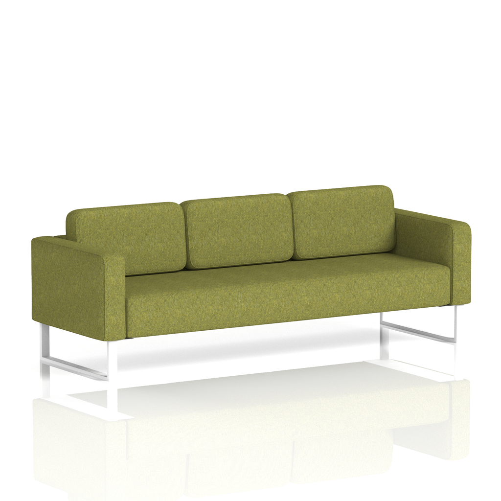 Brixworth Sofa 3 Seater Prime Band 1 - Rivet WhiteThat’s My Office Furniture, 360 Degree View storage, desk, chair