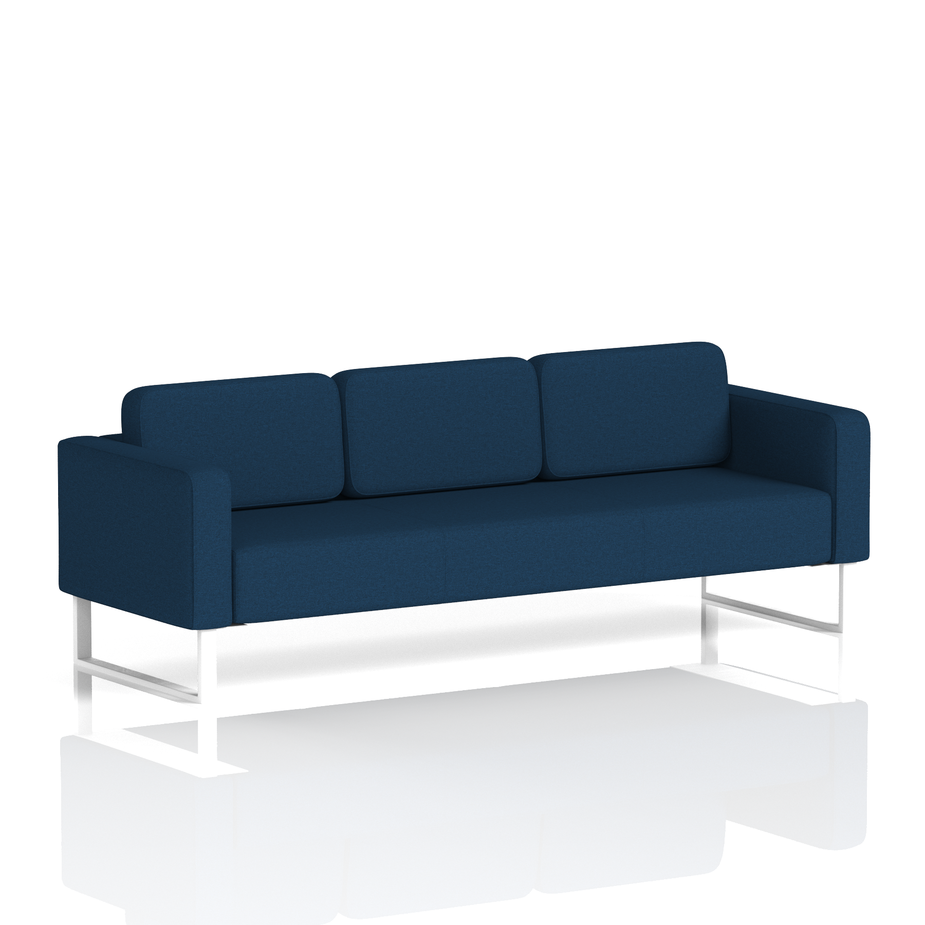 Brixworth Sofa 3 Seater Calculus Band 2 - X2 WhiteThat’s My Office Furniture, 360 Degree View storage, desk, chair