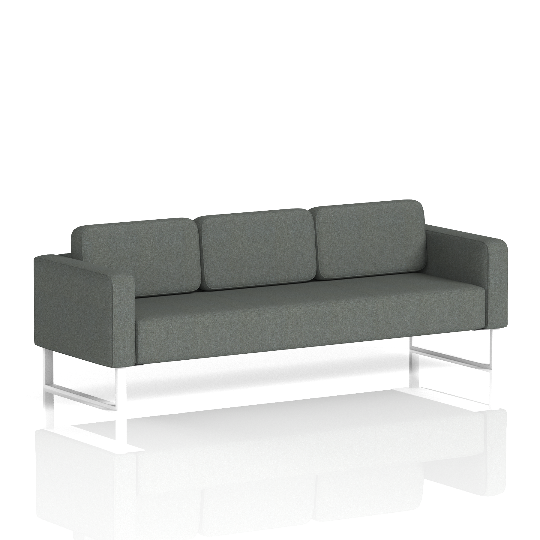 Brixworth Sofa 3 Seater Kobe Band 5 - Sumi WhiteThat’s My Office Furniture, 360 Degree View storage, desk, chair