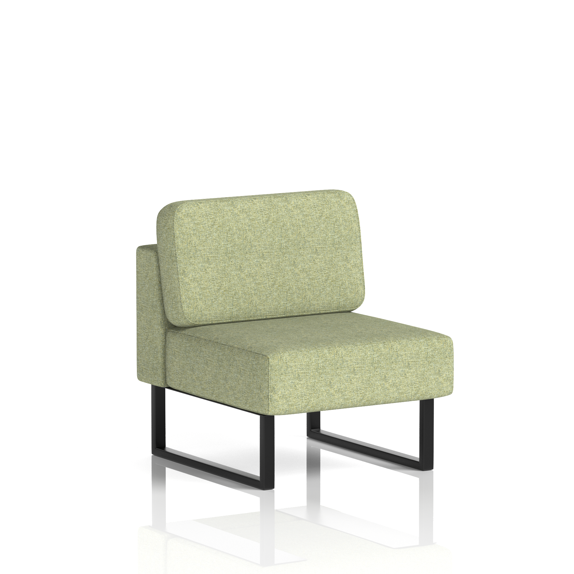 Brixworth Modular Seating Central Unit Black Burnish Band 1 - Rivet Black