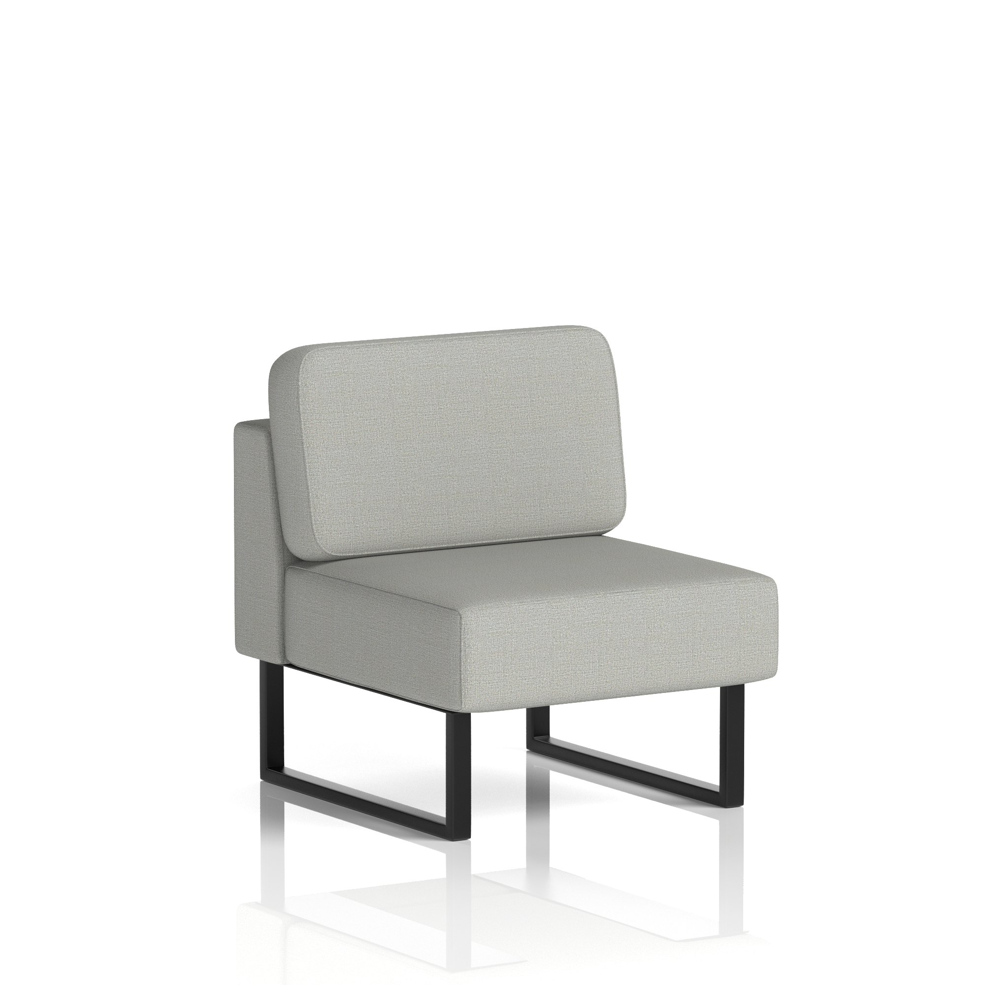 Brixworth Modular Seating Central Unit Black Uto Band 5 - Sumi Black