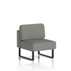 Brixworth Modular Seating Central Unit Black Ingleton Band 6 - Yoredale Black