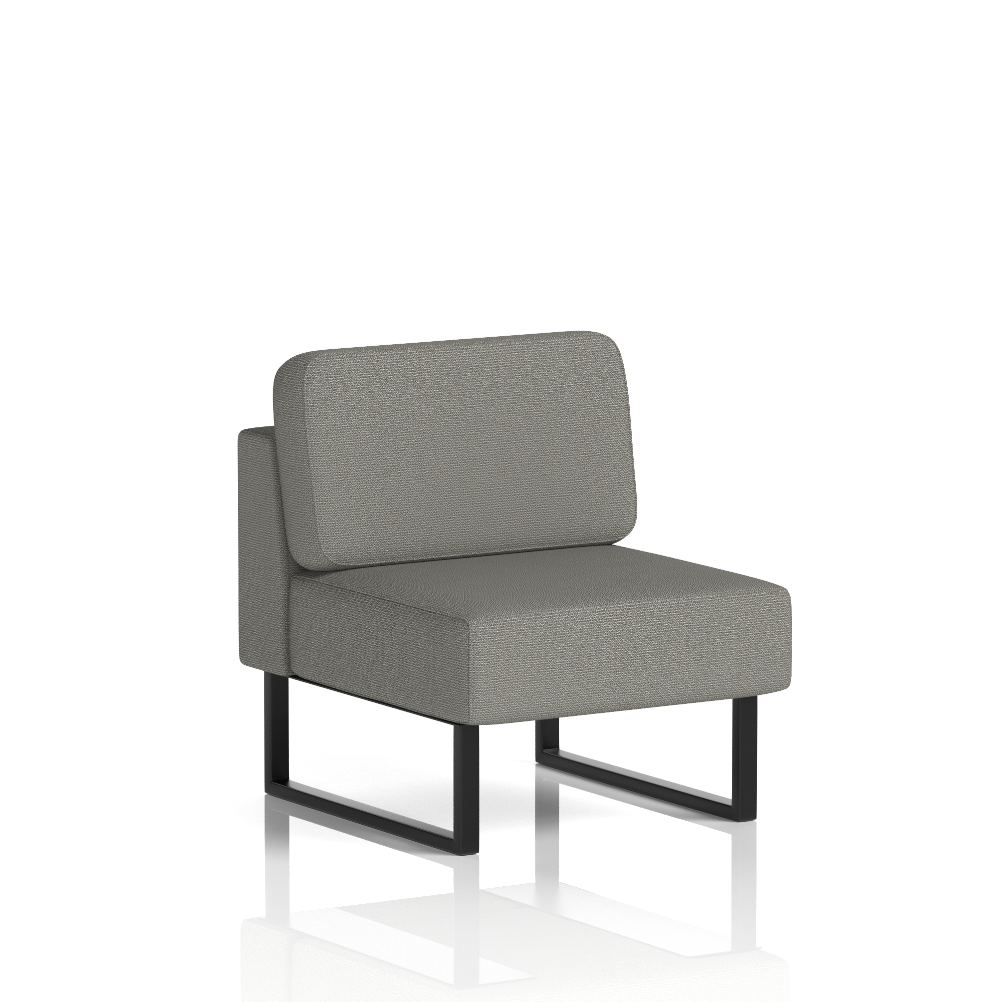 Brixworth Modular Seating Central Unit Black Ingleton Band 6 - Yoredale Black
