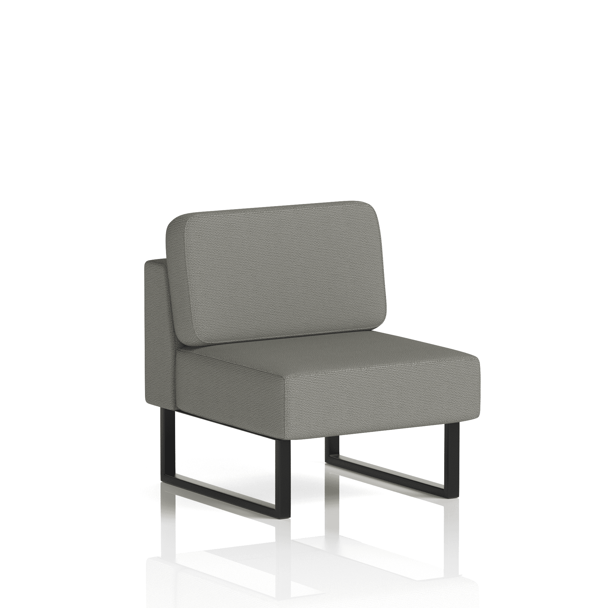 Brixworth Modular Seating Central Unit Black Ingleton Band 6 - Yoredale Black