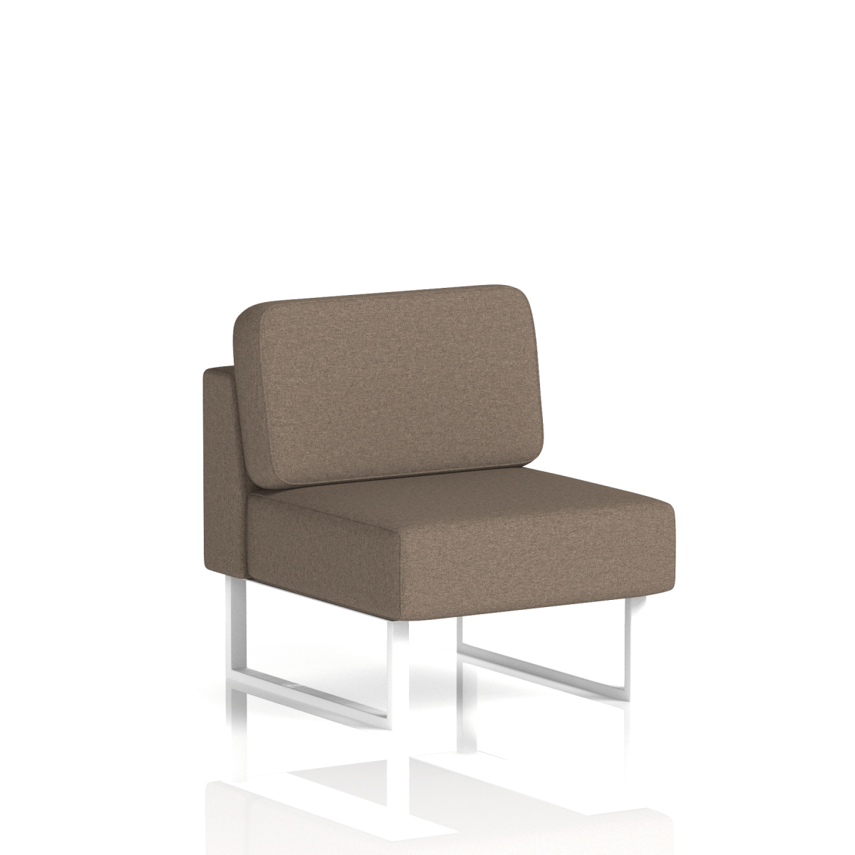 Brixworth Modular Seating Central Unit White Theory Band 2 - X2 White