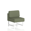 Brixworth Modular Seating Central Unit White Monument Band 3 - Main Line Flax White