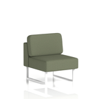 Brixworth Modular Seating Central Unit White Monument Band 3 - Main Line Flax White