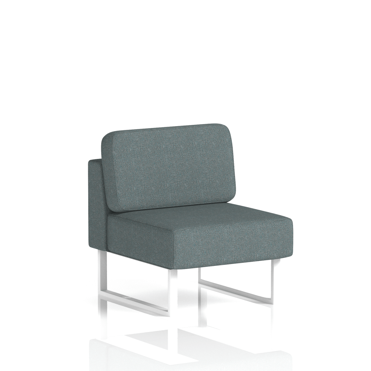 Brixworth Modular Seating Central Unit White Westminster Band 3 - Main Line Flax White