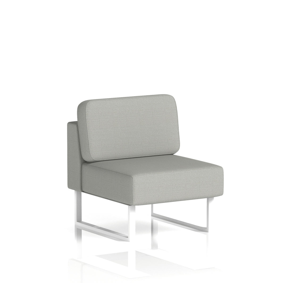 Brixworth Modular Seating Central Unit White Tokyo Band 5 - Sumi White