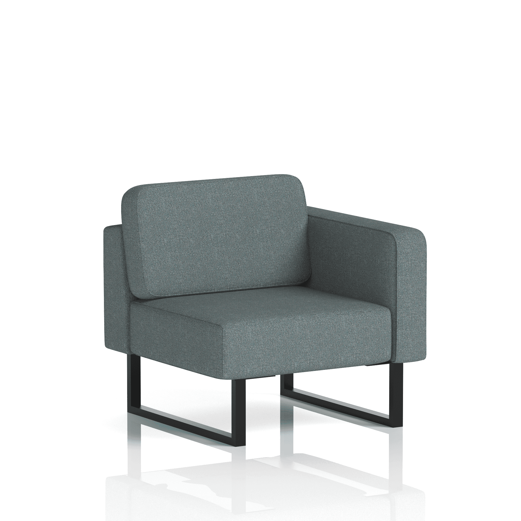 Brixworth Modular Seating Left Unit Westminster Band 3 - Main Line Flax Black