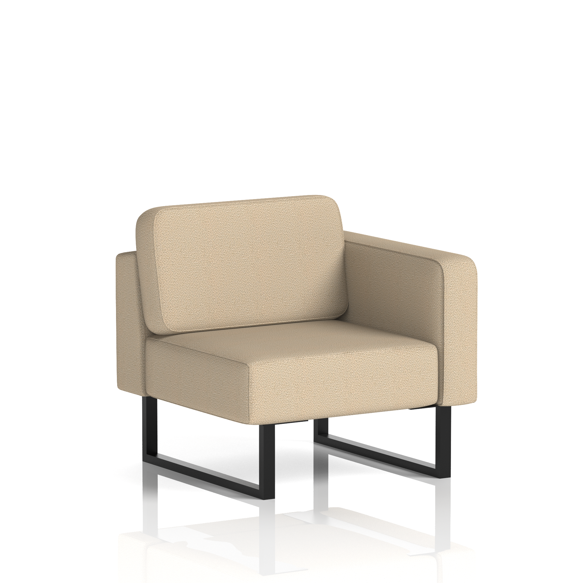 Brixworth Modular Seating Left Unit Gordale Band 6 - Yoredale Black