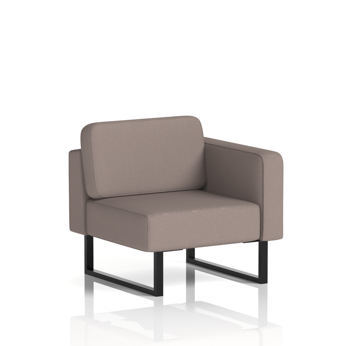 Brixworth Modular Seating Left Unit Settle Band 6 - Yoredale Black