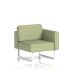 Brixworth Modular Seating Left Unit Burnish Band 1 - Rivet White