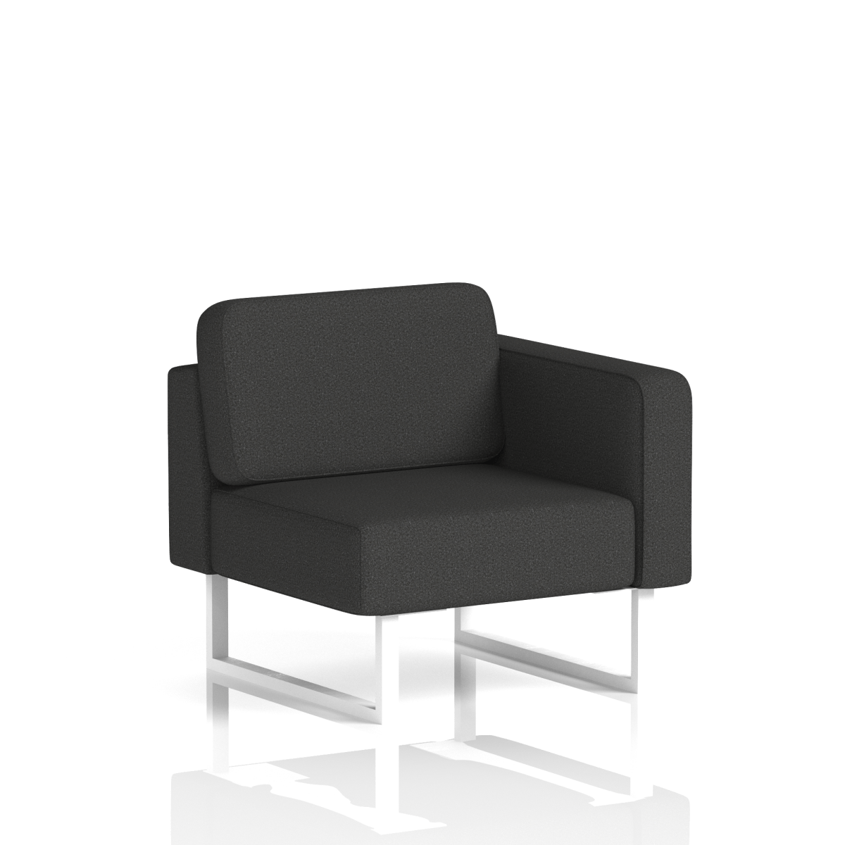 Brixworth Modular Seating Left Unit Mix Band 4 - Synergy White