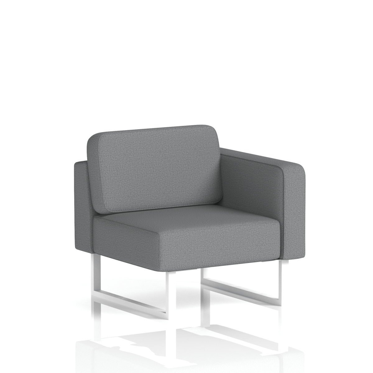Brixworth Modular Seating Left Unit Partner Band 4 - Synergy White