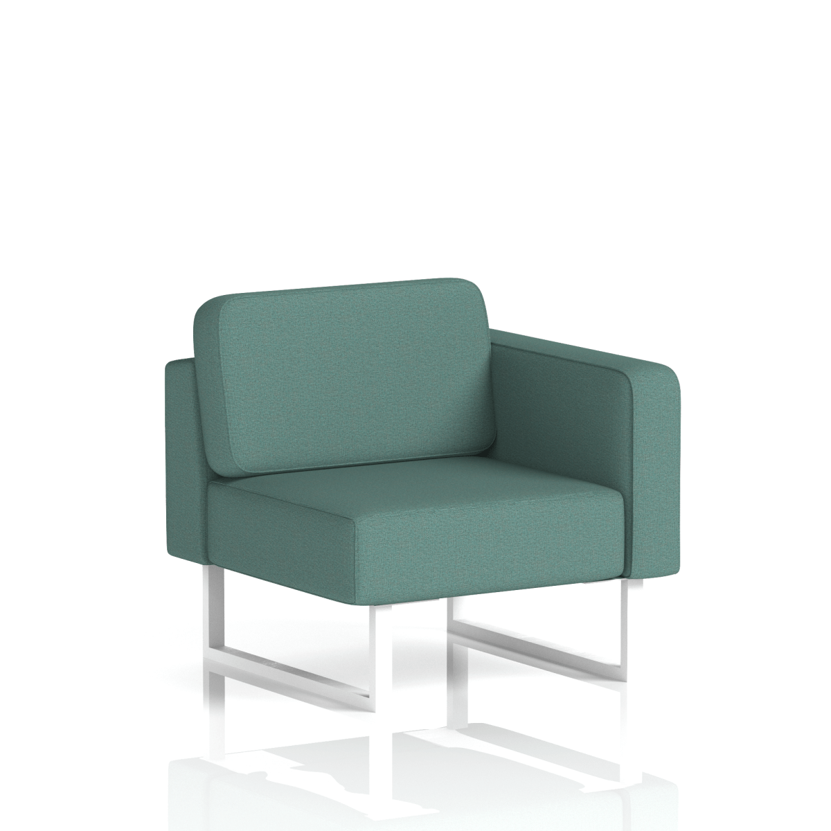 Brixworth Modular Seating Left Unit Handa Band 5 - Sumi White