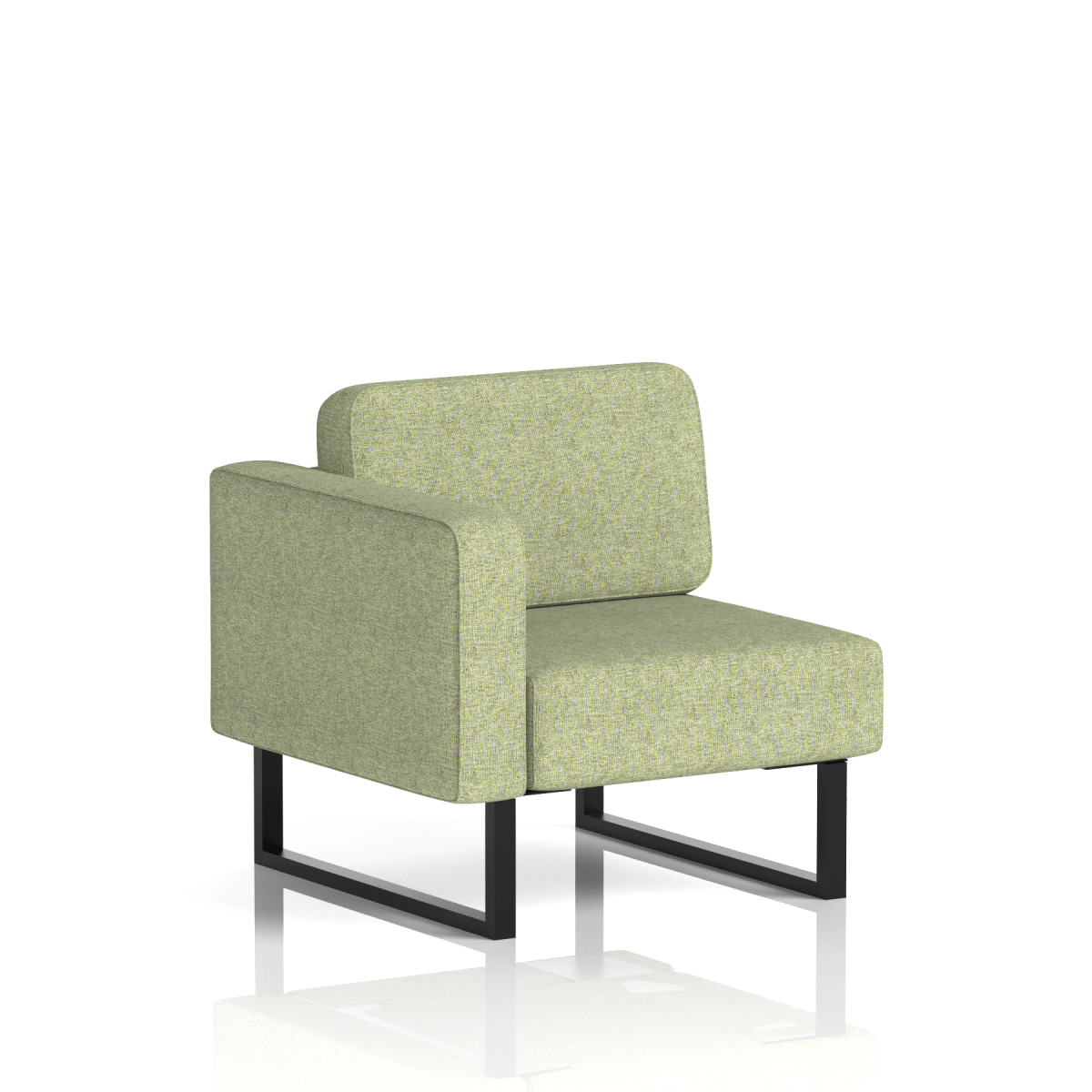 Brixworth Modular Seating Right Unit Burnish Band 1 - Rivet Black