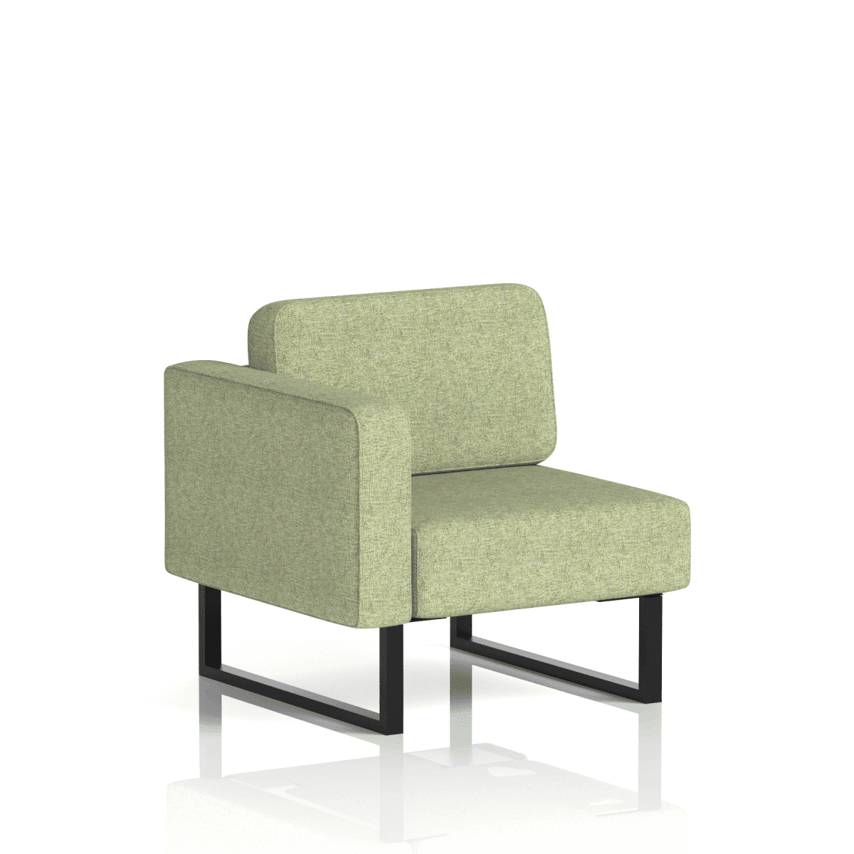 Brixworth Modular Seating Right Unit Burnish Band 1 - Rivet Black