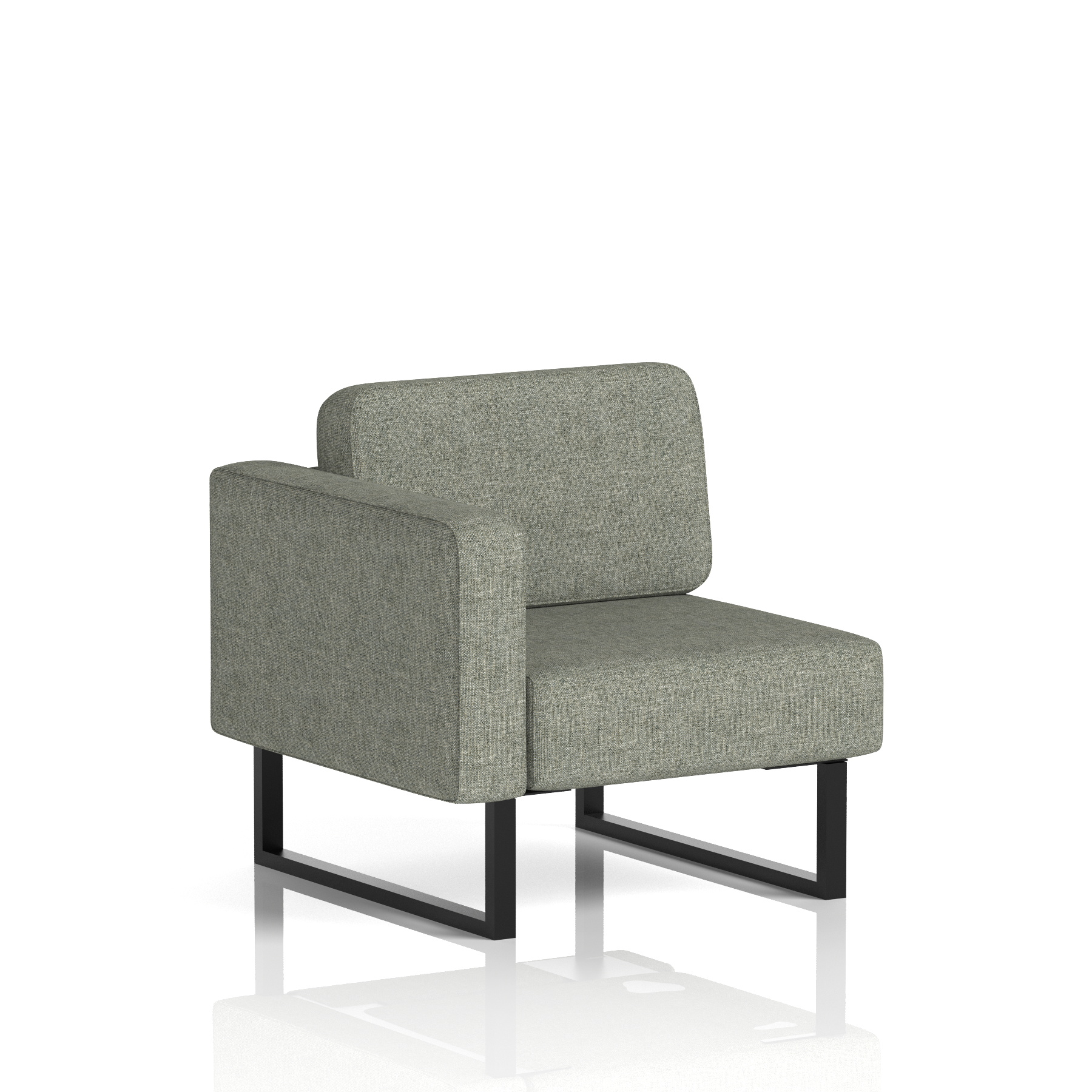 Brixworth Modular Seating Right Unit Arithmetic Band 2 - X2 Black