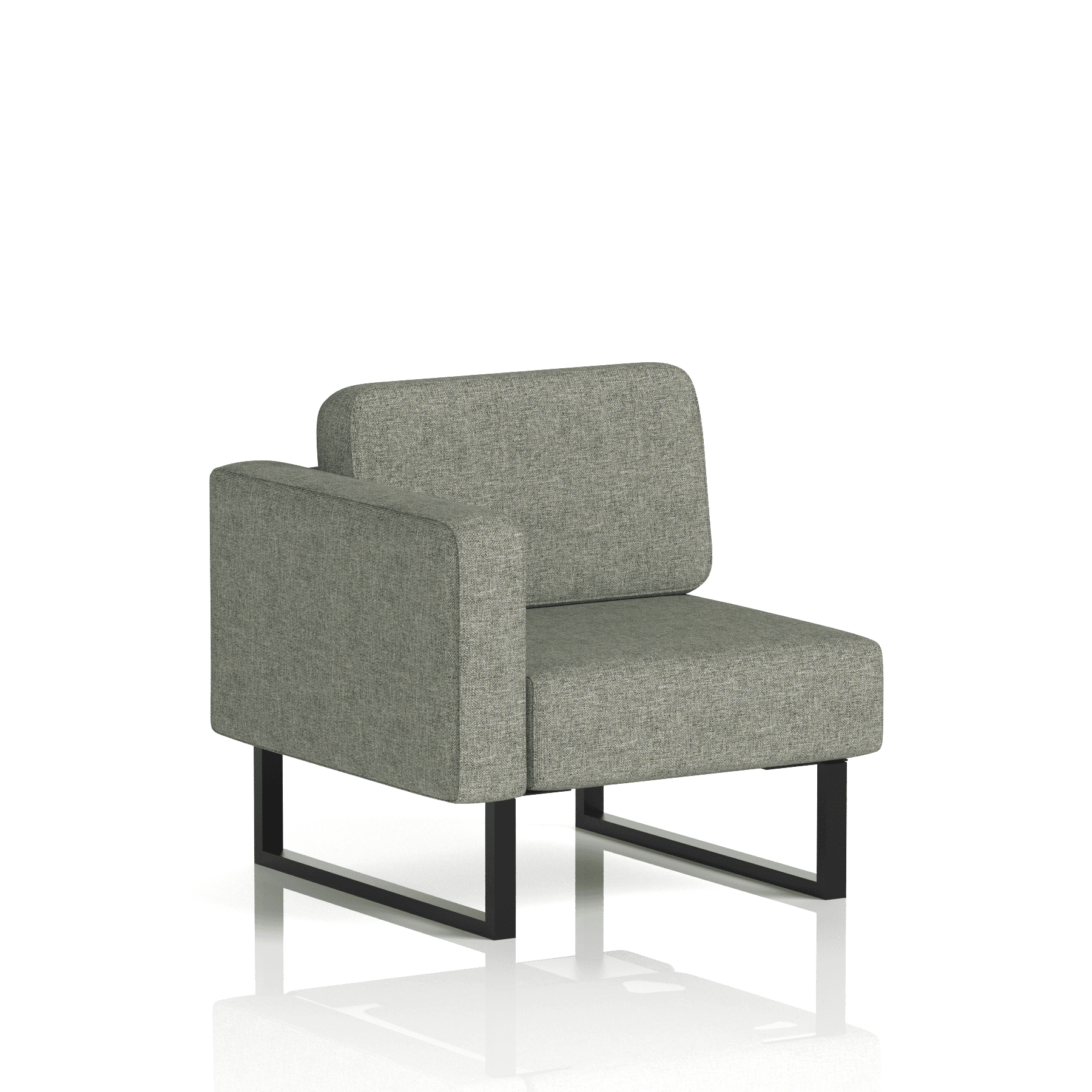 Brixworth Modular Seating Right Unit Arithmetic Band 2 - X2 Black