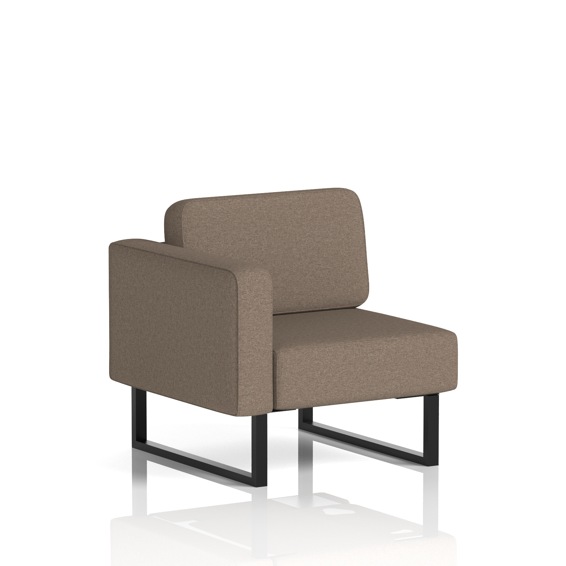 Brixworth Modular Seating Right Unit Bank Band 3 - Main Line Flax Black