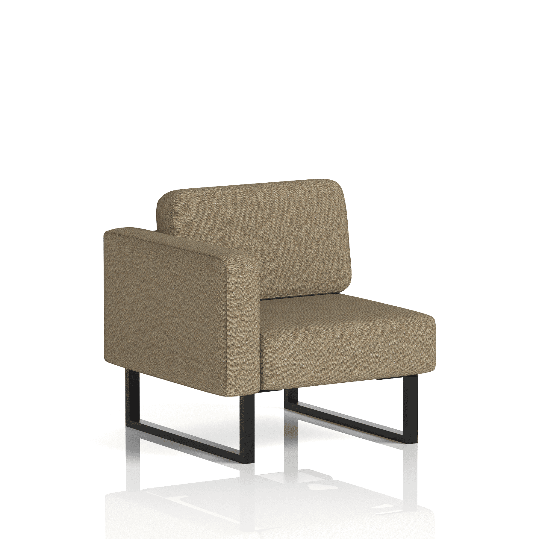 Brixworth Modular Seating Right Unit Monument Band 3 - Main Line Flax Black