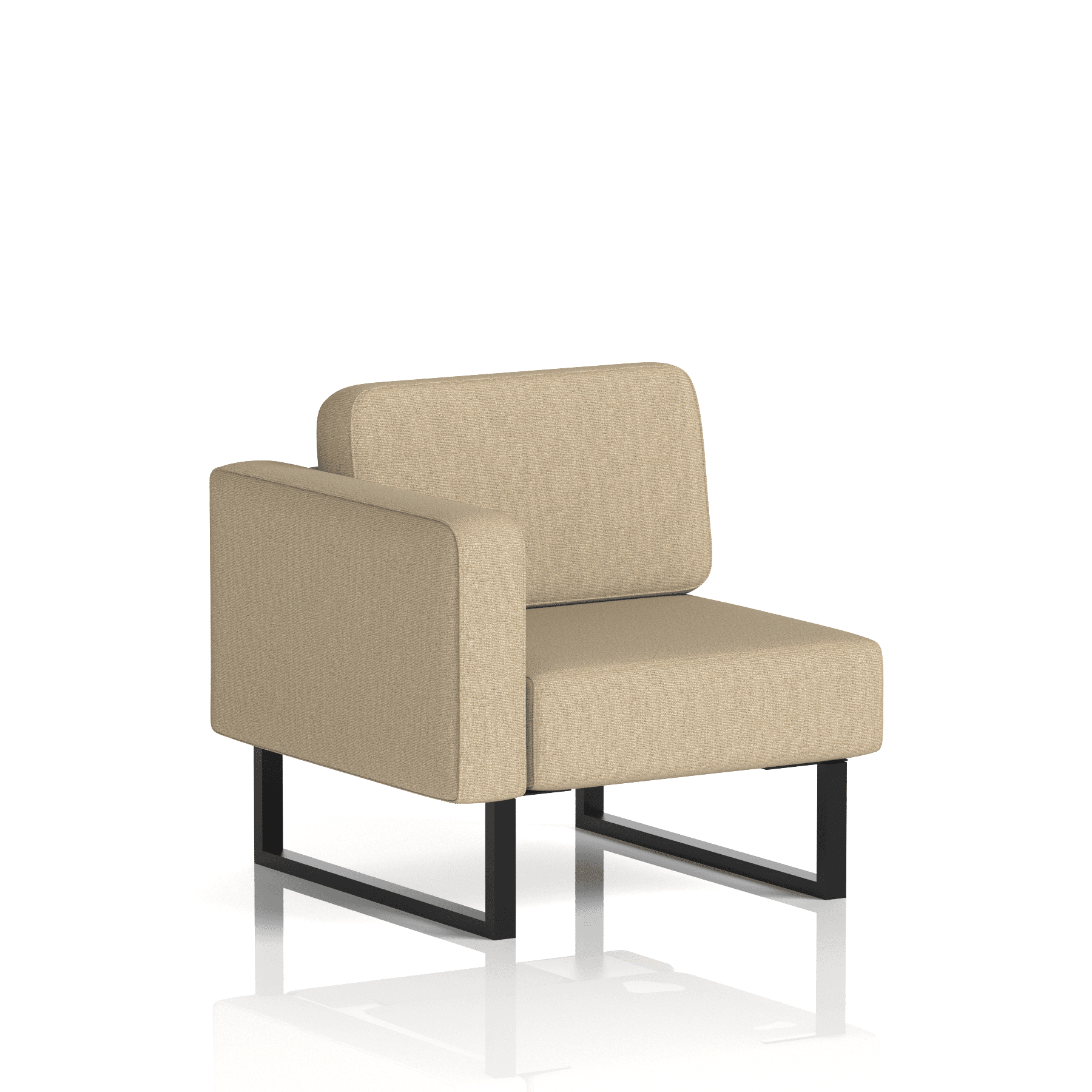 Brixworth Modular Seating Right Unit Westminster Band 3 - Main Line Flax Black