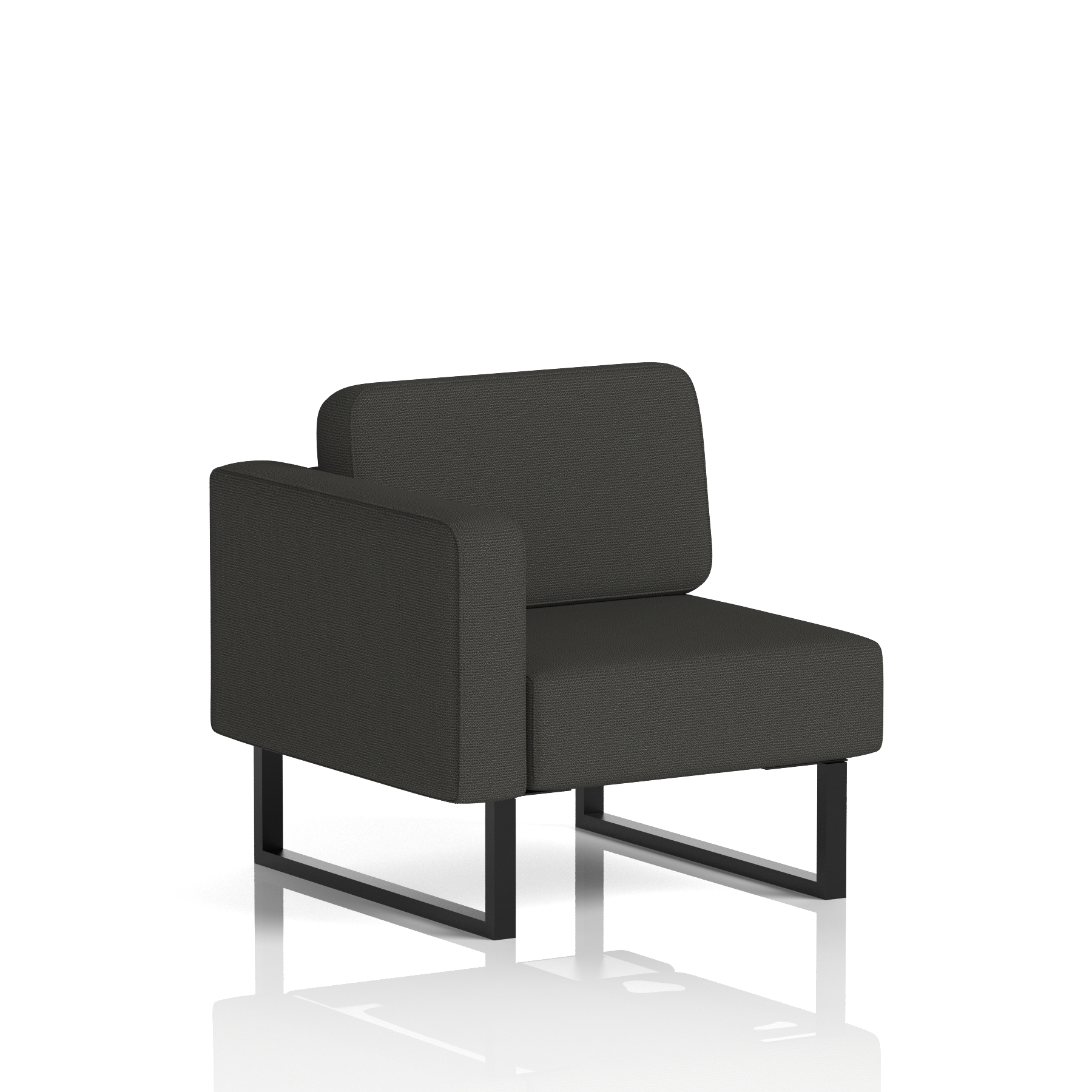 Brixworth Modular Seating Right Unit Settle Band 6 - Yoredale Black