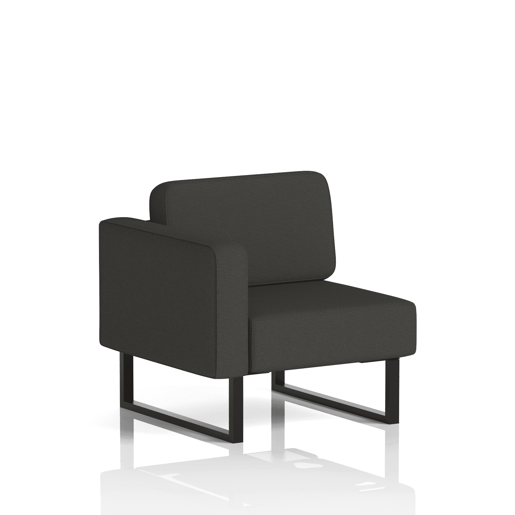 Brixworth Modular Seating Right Unit Settle Band 6 - Yoredale Black