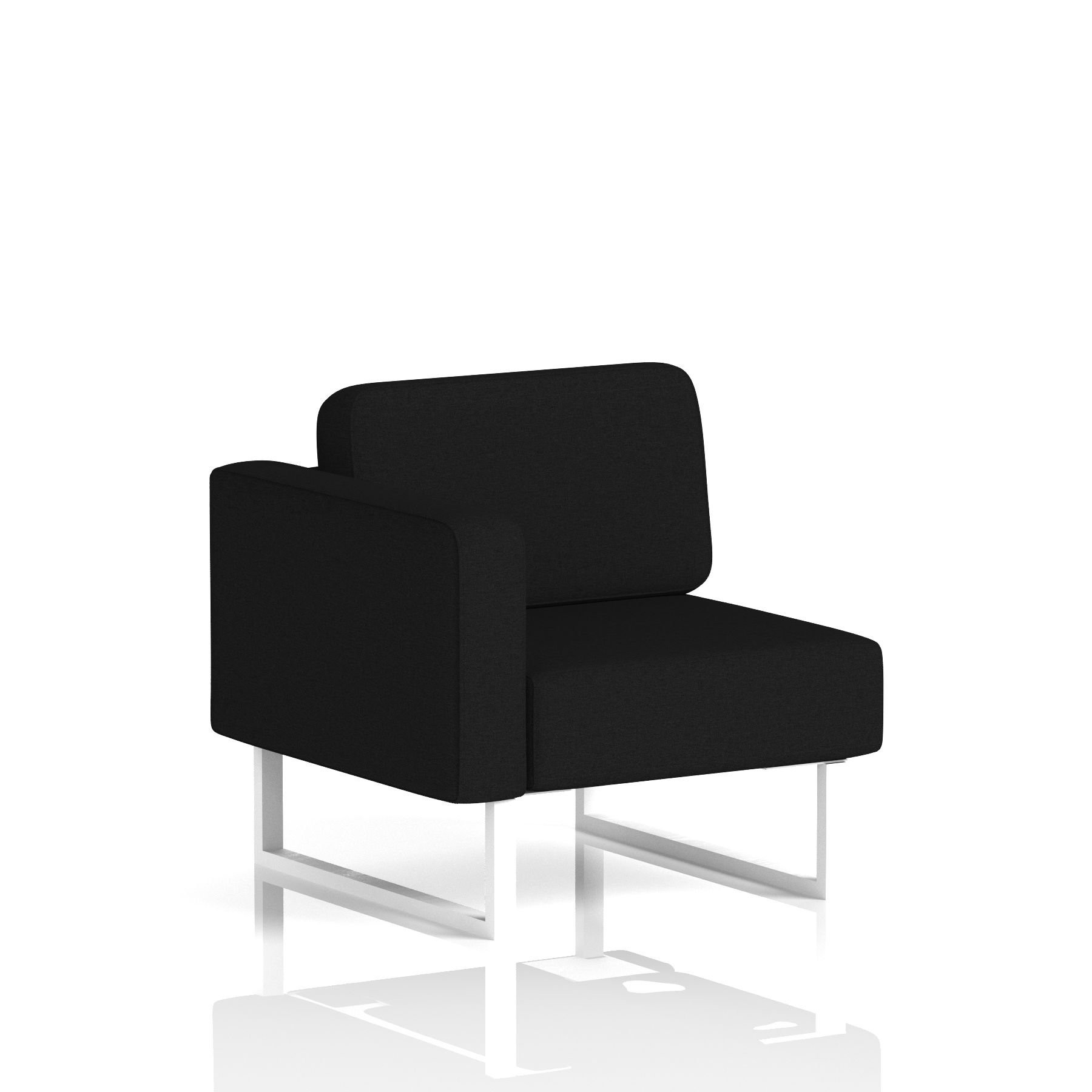 Brixworth Modular Seating Right Unit Diameter Band 2 - X2 White