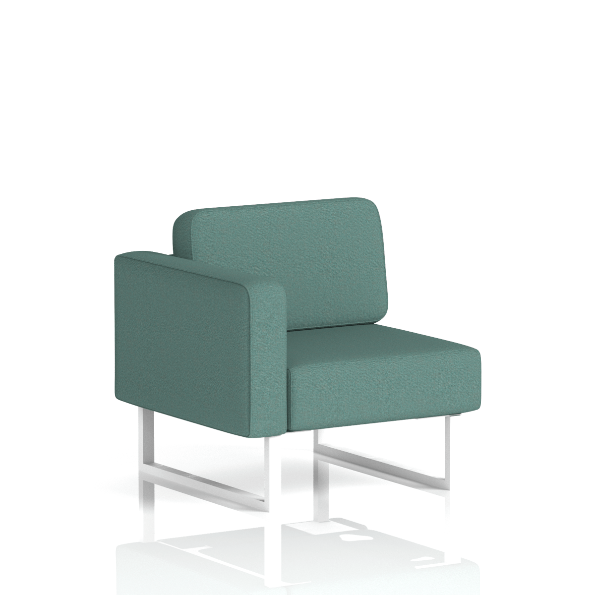 Brixworth Modular Seating Right Unit Handa Band 5 - Sumi White