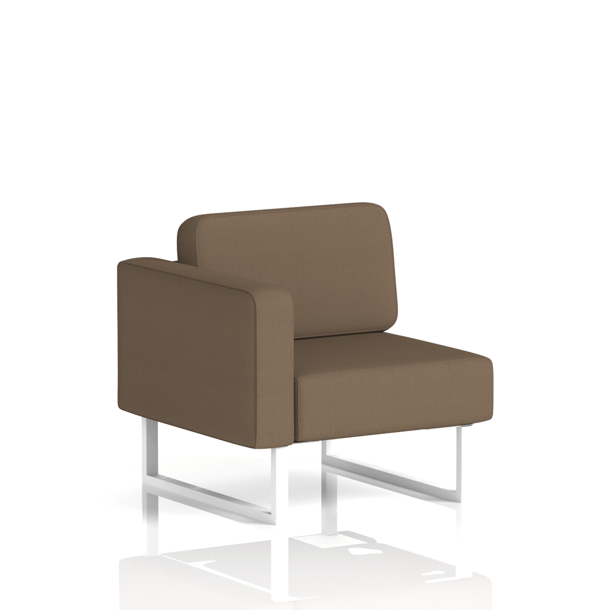Brixworth Modular Seating Right Unit Osaka Band 5 - Sumi White