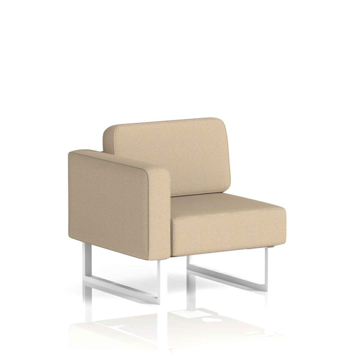 Brixworth Modular Seating Right Unit Gordale Band 6 - Yoredale White