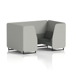Brixworth Booth With Black Legs in Two Tone 2 Seater Alike Panels And Order Sofa Band 4 - Synergy