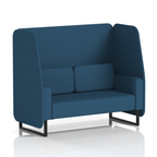Brixworth Open Booth With Black Legs in Single Tone 3 Seater Alike Panels And Sofa Band 4 - Synergy